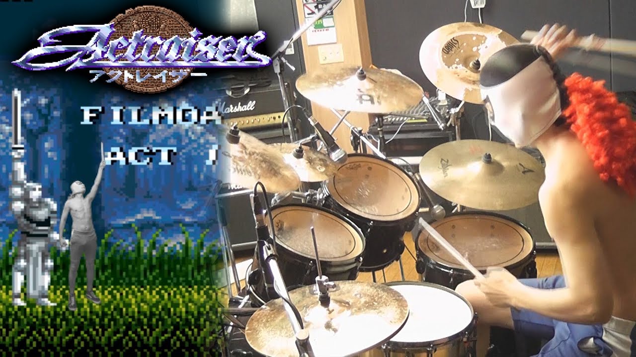 【アクトレイザー 】フィルモアBGMを激しく叩いてみた！ActRaiser - Fillmore Theme - Drum Cover