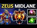 🔥 ZEUS MIDLANE = THUNDER SPAMMER  😈 IMBA MAGIC | DOTA 2 🔥