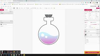 Gravit Vector Potion Bottle Tutorial (with sound) screenshot 2
