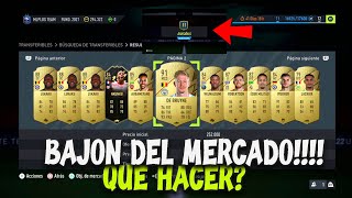 IMPORTANTE!! BAJON DEL MERCADO ¿CUANDO COMPRAR EQUIPO? en FIFA 22 ULTIMATE TEAM