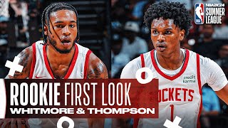 #20 Overall Pick Cam Whitmore & #4 Amen Thompson Shine In Their Summer League Debuts!