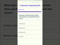 chemistry mcqs | short | 5 sec to answer | NEET &amp; JEE MAINS MCQS | status |
