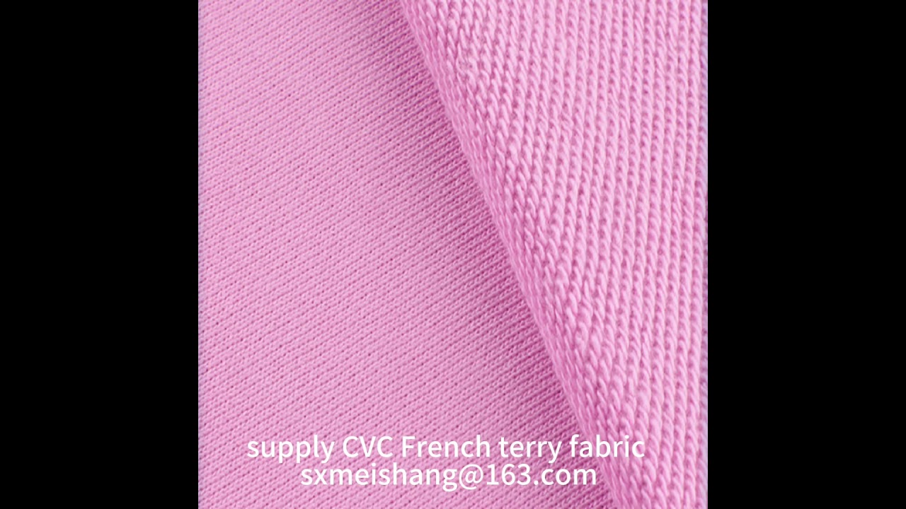 supply CVC French terry fabric