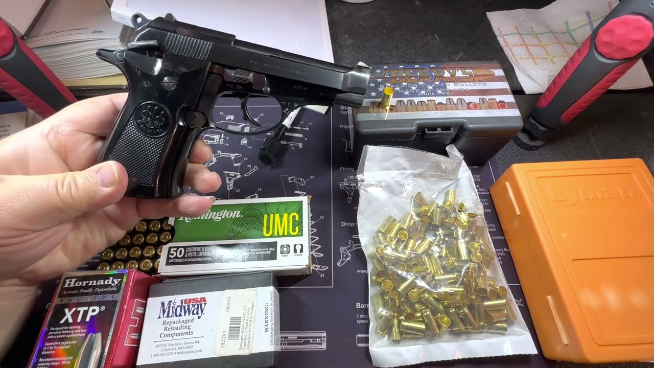 Reloading 32 ACP - Part 1 - Beretta 81 - Project Intro and Overview, Bullets, Powder, Brass, Etc.