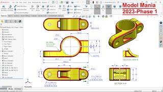 Solidworks Model Mania 2023 Phase 1