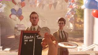 Bioshock Infinite funny moment coin toss