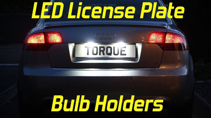 License Plate LED installation on VW Golf MK5 