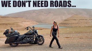 Road ends \& the Motorcycle adventure begins MOROCCO 2025