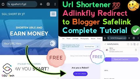 🟢 Adlinkfly To Blogger Redirect | Blogger Safelink For Adlinkfly Free ✅️ | Url Shortener Redirecting