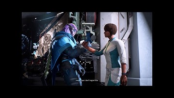 Awkward "Handshake", Jaal and Female Ryder