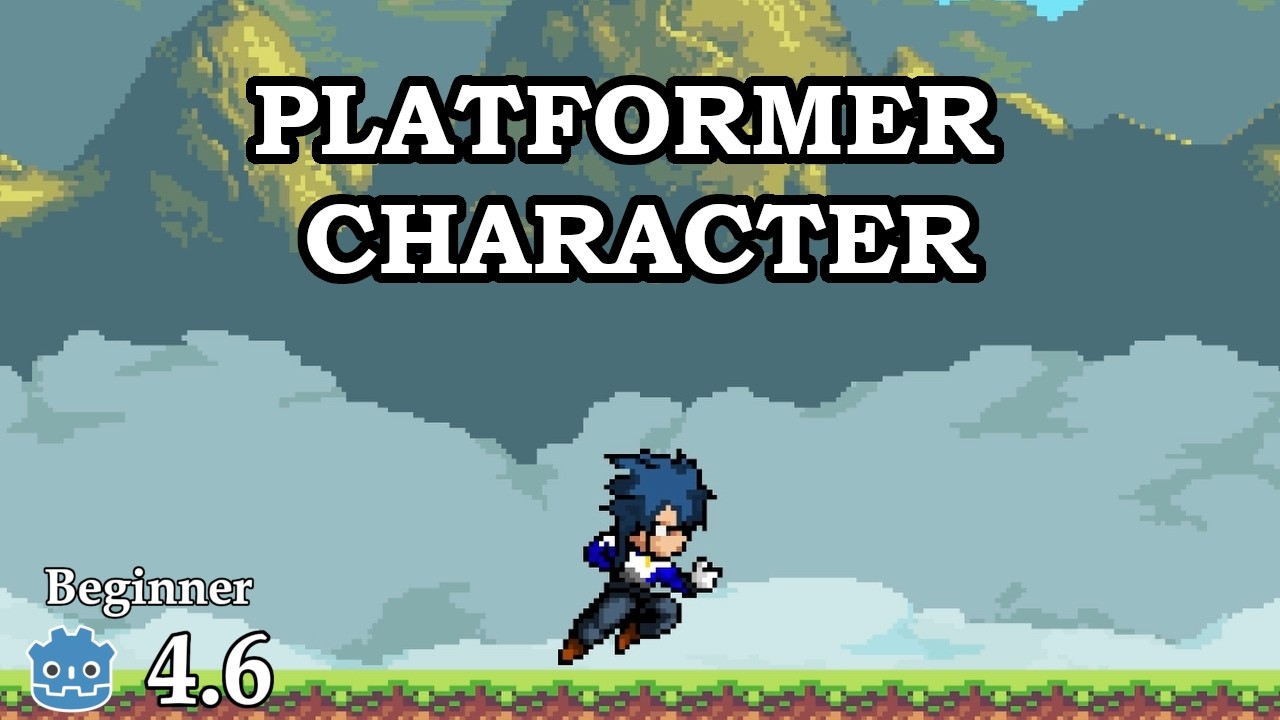 How to create a platformer character - Learn Godot 4 2D - no talking ...