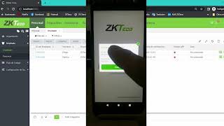 08 Demostración de la configuración y uso del ZKBio Time APP screenshot 3