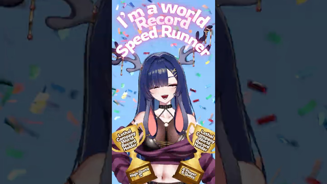 VTUBER BECAME A WORLD RECORD SPEEDRUNNER