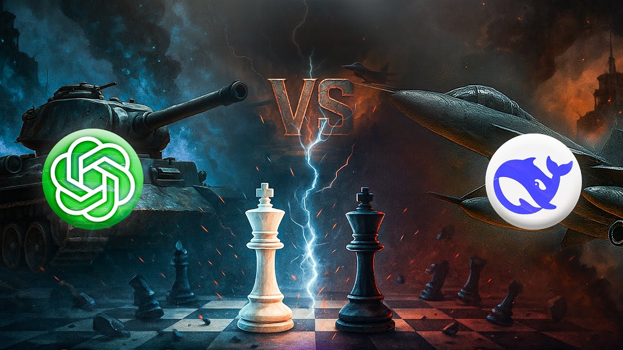 ChatGPT vs DeepSeek : Chess War (Crazy Game!)