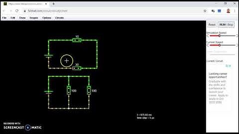 Video Tutorial Simulador de Circuito Electrico