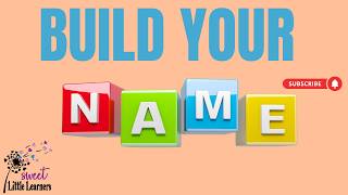 Build Your Name! | Hands-On Kindergarten Loose Parts Name Activity