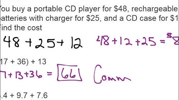 Honors Pre Alg: 2.1 Properties and Operations