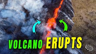 First Glimpse of Volcano’s New Eruption in Reykjanes Peninsula