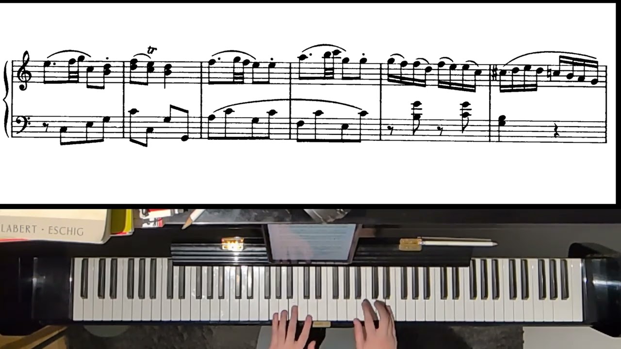 MOZART - SONATA K330 IN C MAJOR - 3rd Mvt (Day 51)