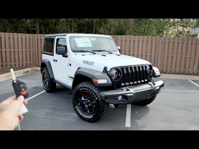 2021 Jeep Wrangler Willys: Start Up, Test Drive, Walkaround, POV and Review  - YouTube