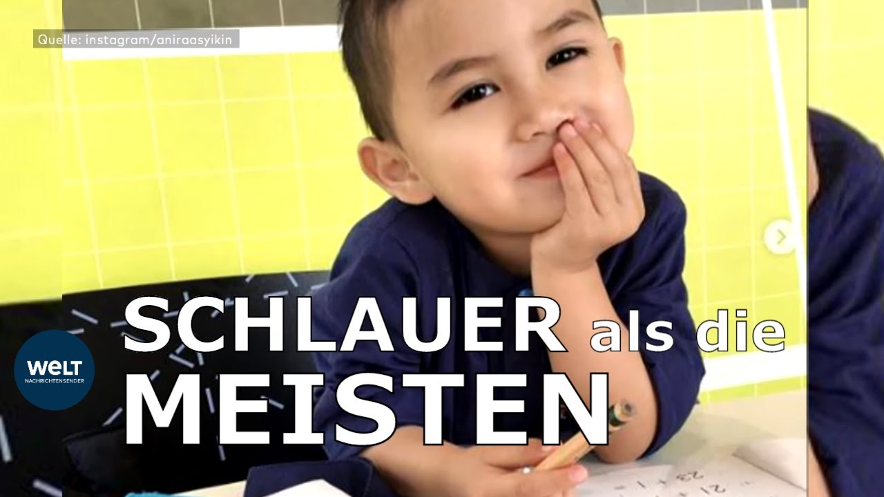 MEGA-BRAIN: Dieser 3-Jährige wurde in den Club der Superschlauen aufgenommen