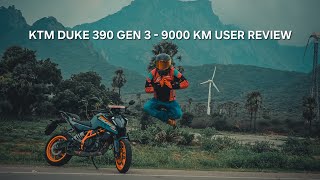 2024 KTM Duke 390 Gen 3 - 9000 km User Review | Unscripted | Your Questions Answered