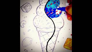 Coloring Time: Vibrant Ice Cream! 🍦 Final Results &amp; Tools #art #art #coloringadventure