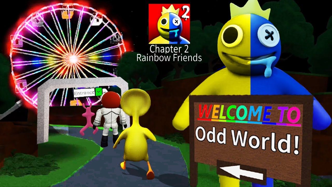 Rainbow Friends: Chapter 2 Odd World Trailer New Yellow + Speedrun Roblox  (Fanmade) 