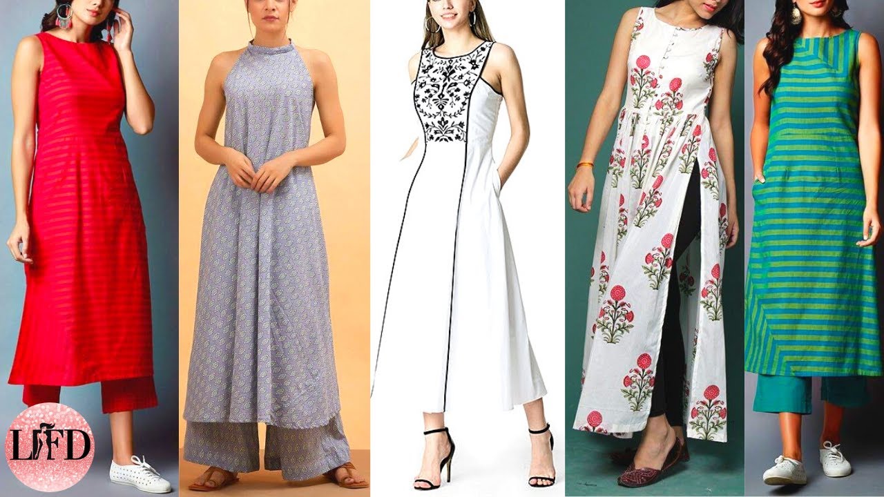 Sleeveless Kurti designs | Party wear indian dresses, Designer dresses  casual, Simple kurti designs