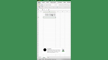 Creating A Sequence For Days Of The Week #excelshorts #exceltip #exceltutorial #shorts