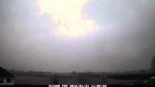 31st January 2016 time-lapse, Irlam