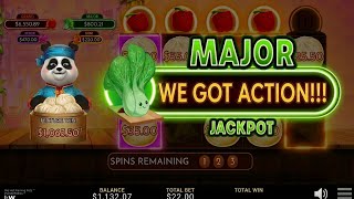 MASSIVE MAJOR JACKPOT HIT on Big Hot Flaming Pots: Panda Riches! #slot #casino #jackpot #slotmachine