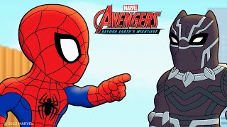 Marvel's Avengers RhymeTime: Black Panther and Spidey Working Together!