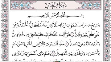 الشيخ عبد الكريم الدغوش  الازرق برواية ورش عن نافع سورة   التغابن