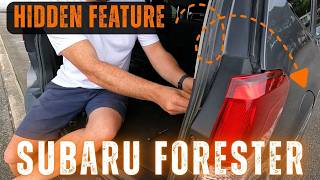 Athlete Statistics Subaru Forester Fuel Door / Cap Broken? - Hidden Release Location!