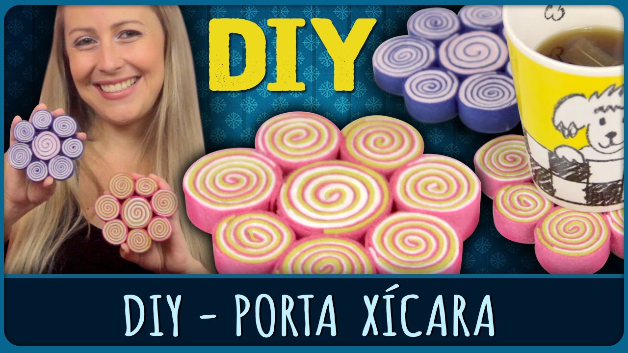 Faça Você mesmo Porta Xícara Fácil DiY diya tailors