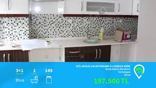 FİYATI DÜŞTÜACİL SATILIK 145 METREKARE 3+1 DUBLEX DAİRE