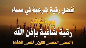 أفضل رقية شرعية في مساء يوم الاثنين علاج الحسد_السحر_العين _حفظ وتحصين للمنزل _القارئ علاء عقل