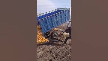 Corn unloading process