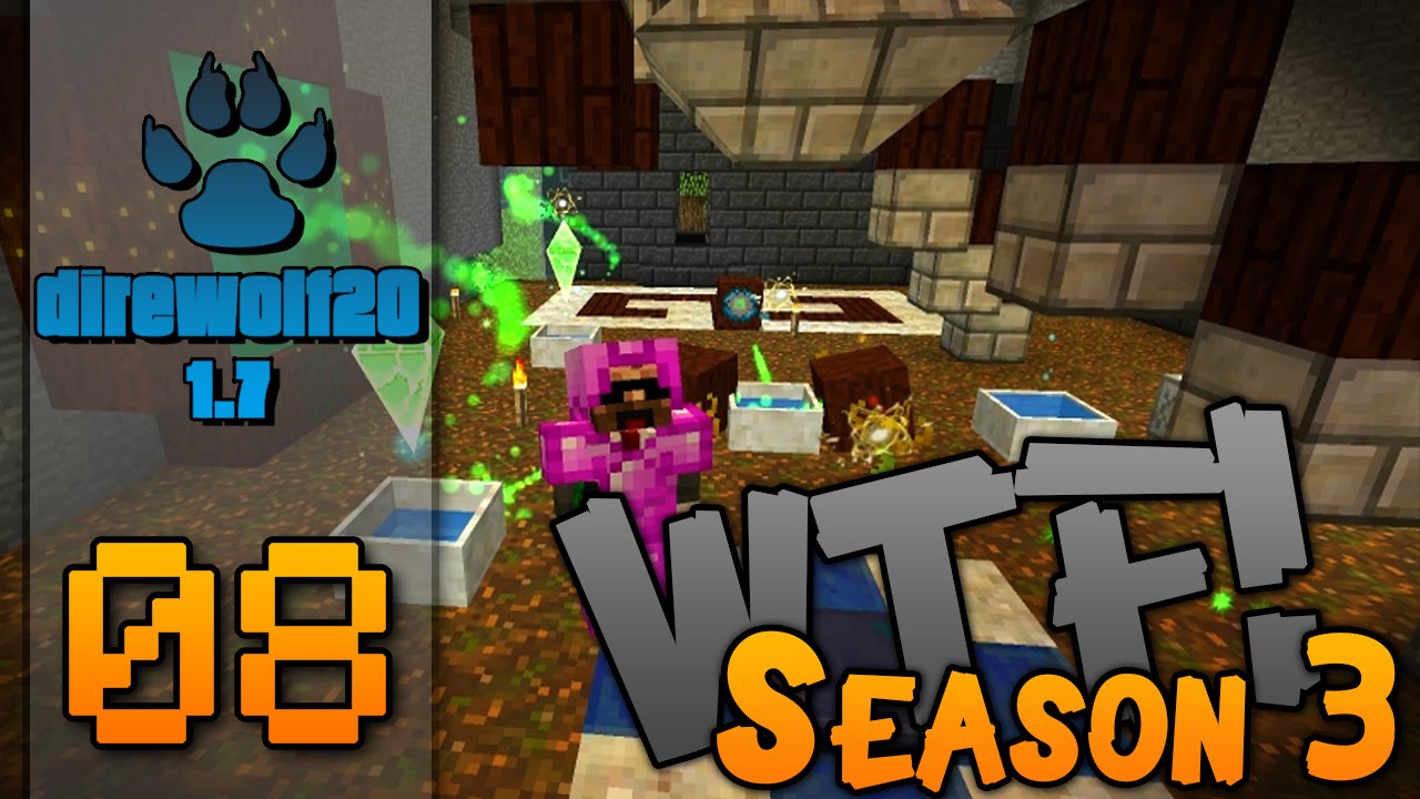 Minecraft - Direwolf20 1.7.10 - FTB -60FPS - "Elven Portal Is Ready!" - "WTF!" S3E08