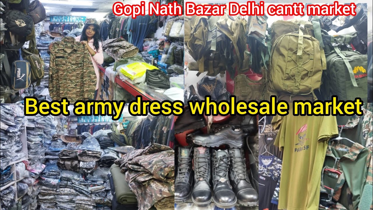 Gopi Nath Bazar Delhi cantt army Store  All army dress , Laxmi tevar vlogger