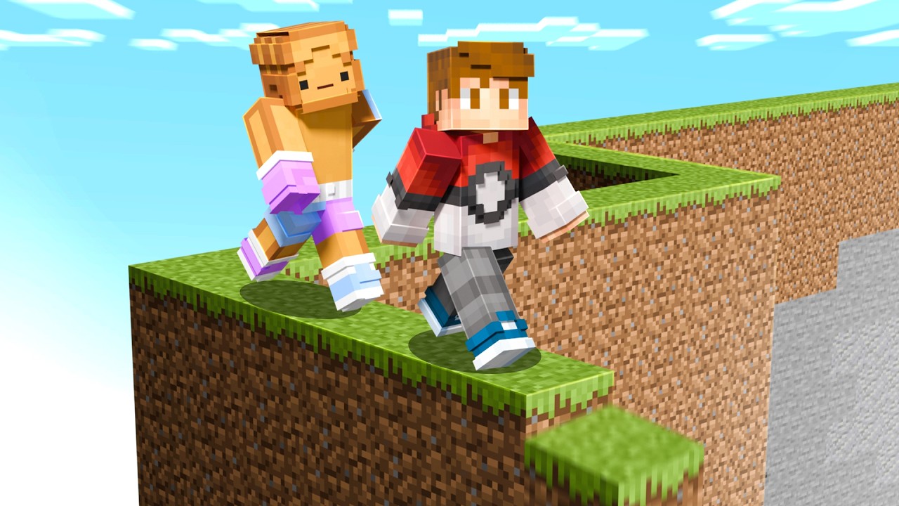 Finir Minecraft mais le monde APPARAIT QUAND ON MARCHE..