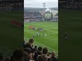 millwall vs Middlesbrough - teams entering the pick at the Den #millwall #london #football