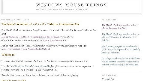 How to Install MarkC Mouse Fix for Windows 7,8,8.1,10