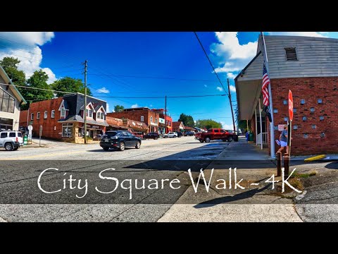 Clayton, Georgia - City Square Tour - Walking USA