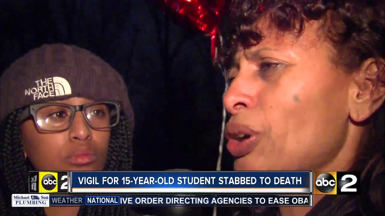 Vigil for 15-year-old student stabbed to death in Milford Mill