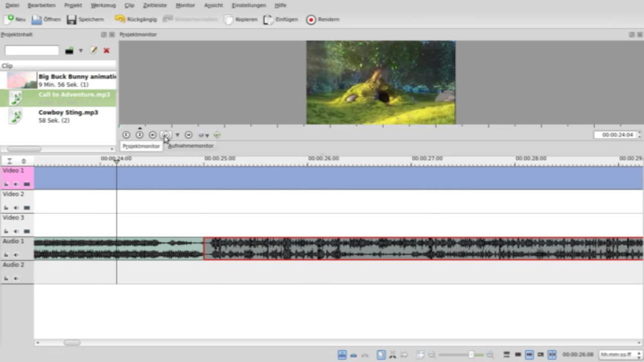Kdenlive Anfängertutorial (Deutsch)