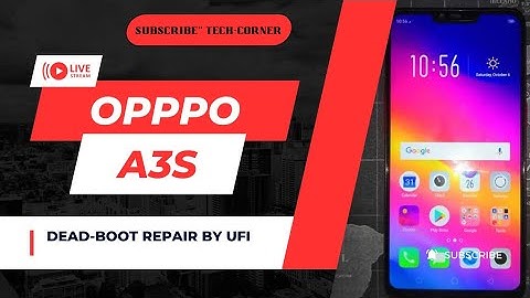 Oppo a3s Hang On Logo" Repair By UFI..