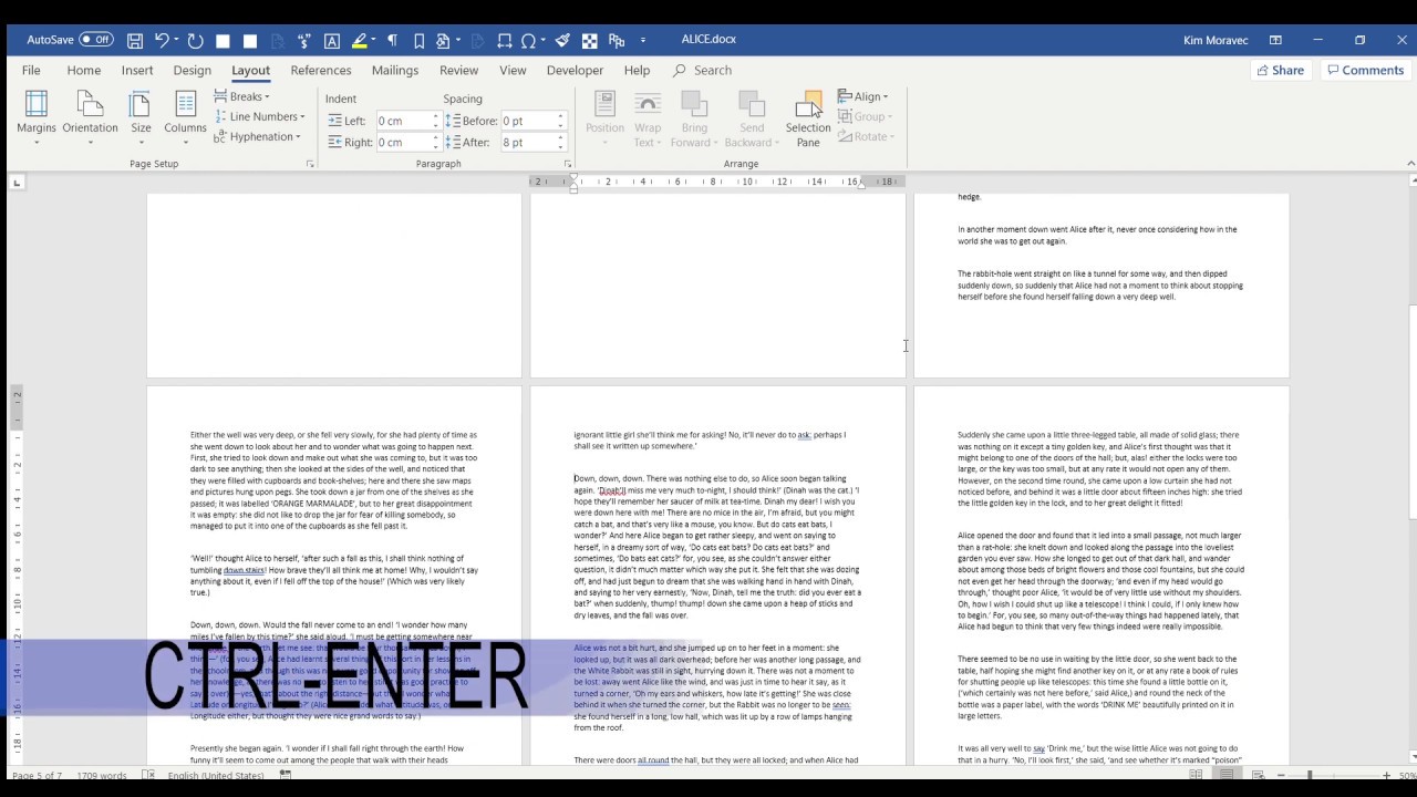 MS Word Tutorial: How to Insert a Page Break into Microsoft Word - YouTube