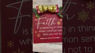 Faith DIY CHRISTMAS DECOR Stencil from The Stencilsmith  comment for link #craftychristmas